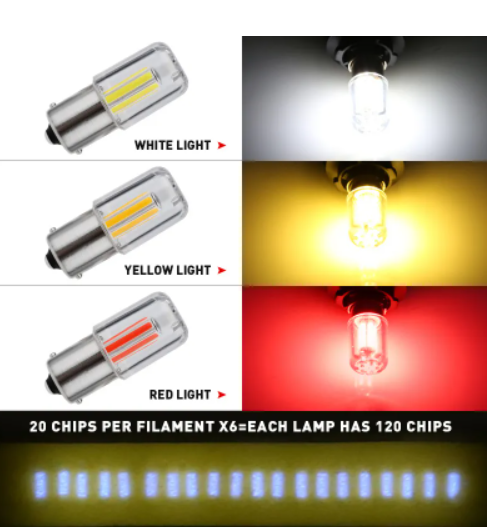    KEEN 1156 1157 COB Turn Signal Lights Brake lamp Canbus S25 BA15S BA15D P21W PY21W P21/5W Led Taillight