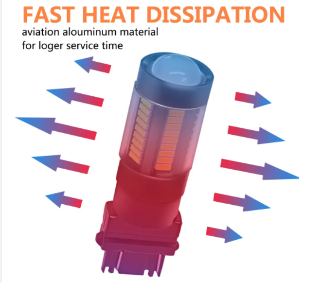 KEEN Dual Colors LED 1156 1157 Light Bulb 4014 66smd BA15S BAU15D T20 7440 7443 T25 Car Rear Switchback Brake Turn Signal Lamp