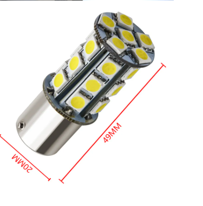   KEEN 12V S25 LED 1156 Ba15s BAU15S P21w LED Car Bulb 5050 27SMD 1157 BA15D BAU15D Led Turning Light Brake Lamp