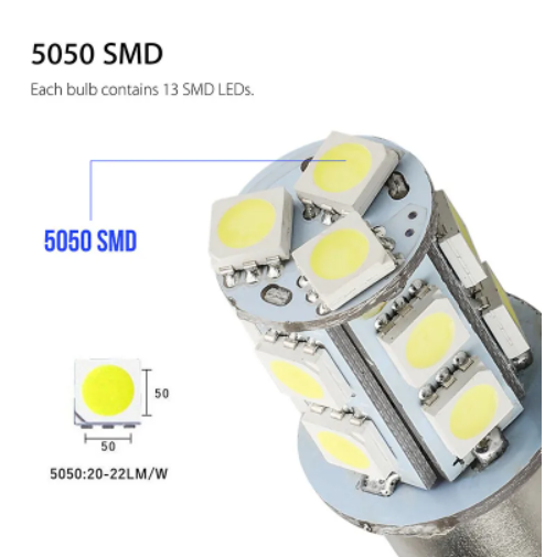   KEEN 12V Auto 1156 BAU15S BA15S P21W 1157 5050 13smd Car Led Turn Signal Light Brake Tail Lamp Reverse Bulbs