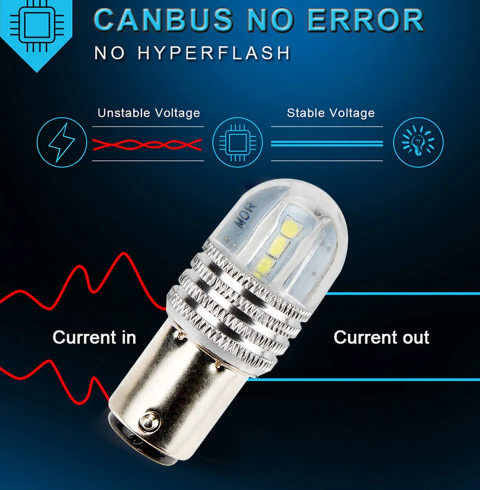  KEEN 12V 1156 BA15S P21W 1157 BAY15D P21/5W 3030 6SMD LED Bulbs Turn Signal Light Auto Brake Lamp Taillight