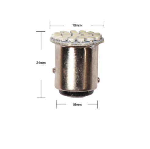  KEEN 1157 1156 BA15S 1206 22SMD Car Lights Bulb Auto Turn Signal Lamp Tail Light Bulb BAU15S BAU15D Led