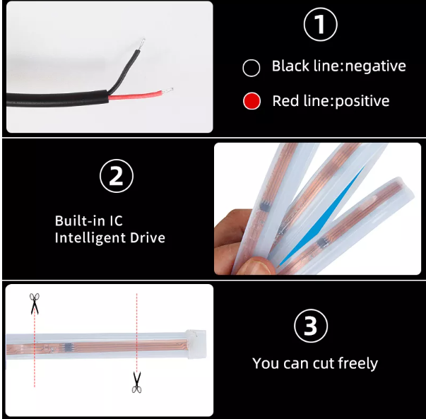 KEEN LED Car Underglow Light RGB Dream Color Chasing Strip Light Kit 6 Waterproof Exterior Car Light APP Control Tuning