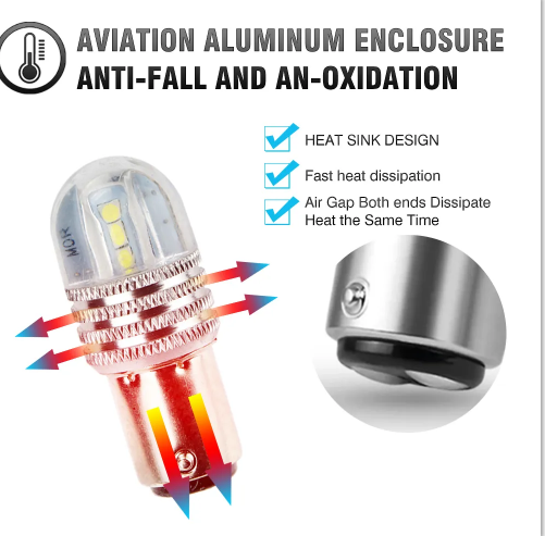  KEEN 12V 1156 BA15S P21W 1157 BAY15D P21/5W 3030 6SMD LED Bulbs Turn Signal Light Auto Brake Lamp Taillight