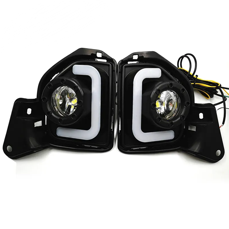  KEEN White Amber Car Daytime Running Light DRL Turn Signal Light for Toyota Hiace 2014 2015 2016 Super Bright and Waterproof DRL