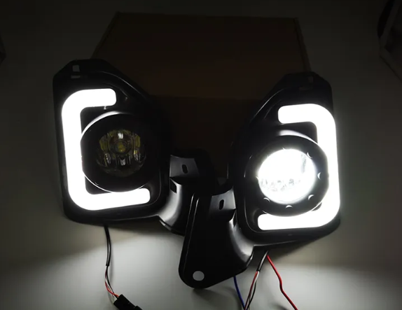  KEEN White Amber Car Daytime Running Light DRL Turn Signal Light for Toyota Hiace 2014 2015 2016 Super Bright and Waterproof DRL