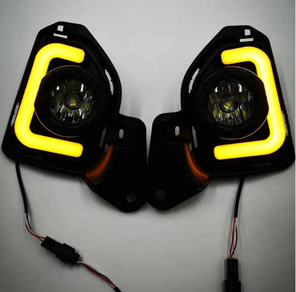  KEEN White Amber Car Daytime Running Light DRL Turn Signal Light for Toyota Hiace 2014 2015 2016 Super Bright and Waterproof DRL