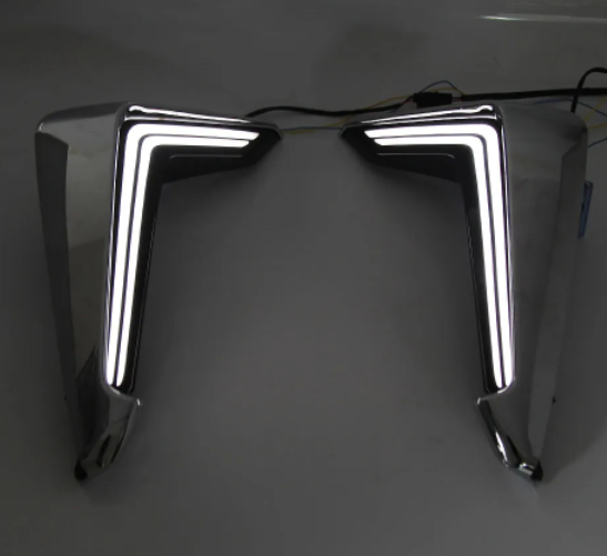   KEEN 12V Daytime Running Light for Toyota Alphard 2018 2019 Led DRL with Flow Turn Signal Auto Car Fog Lamp