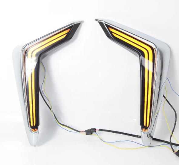   KEEN 12V Daytime Running Light for Toyota Alphard 2018 2019 Led DRL with Flow Turn Signal Auto Car Fog Lamp