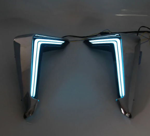   KEEN 12V Daytime Running Light for Toyota Alphard 2018 2019 Led DRL with Flow Turn Signal Auto Car Fog Lamp