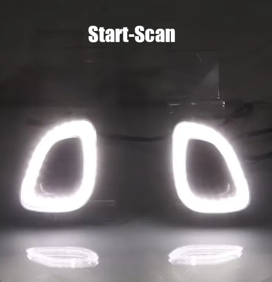 KEEN Daytime Running Lamp for Toyota Frontlander 2022 2023 DRL Car Fog Light Cover Light Streamer Turn Signal Auto Headlights