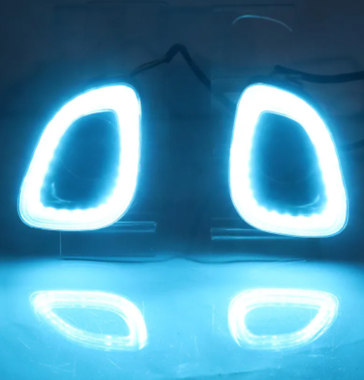 KEEN Daytime Running Lamp for Toyota Frontlander 2022 2023 DRL Car Fog Light Cover Light Streamer Turn Signal Auto Headlights