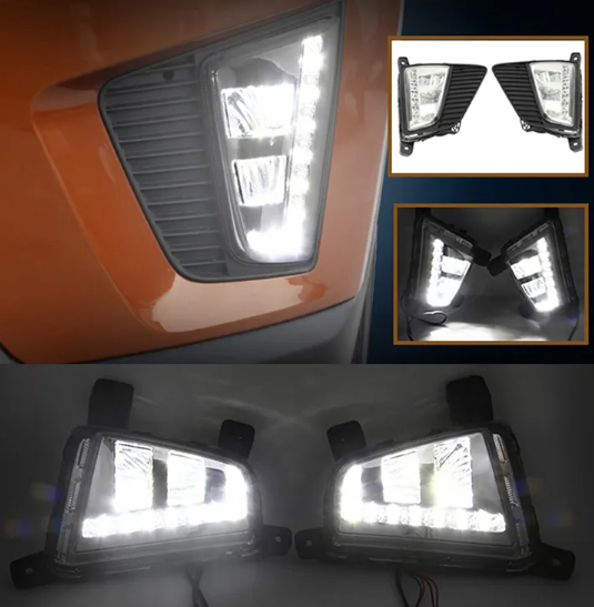 KEEN led Daytime Running Light for Hyundai IX25 Creta 2014 2015 2016 DRL Assembly Driving Fog Lamp Head Lights