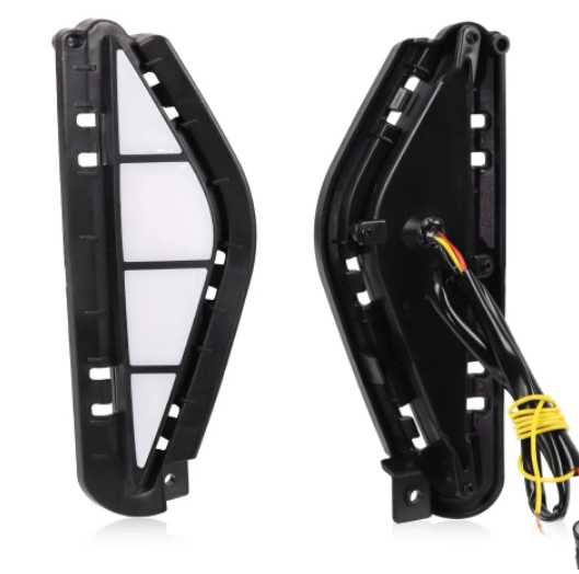 KEEN Auto LED DRL Daytime Running Light for Hyundai Santa Fe 2021 Santafe Fog Lamp Cover LED with Turning Signal