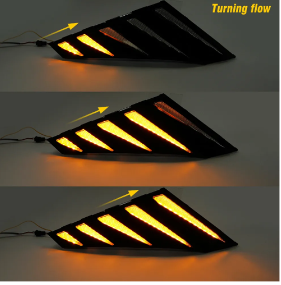  KEEN New Daylight for Hyundai Elantra 2020 2021 Streamer Front Grille LED DRL Head Fog Lamp Yellow Turning