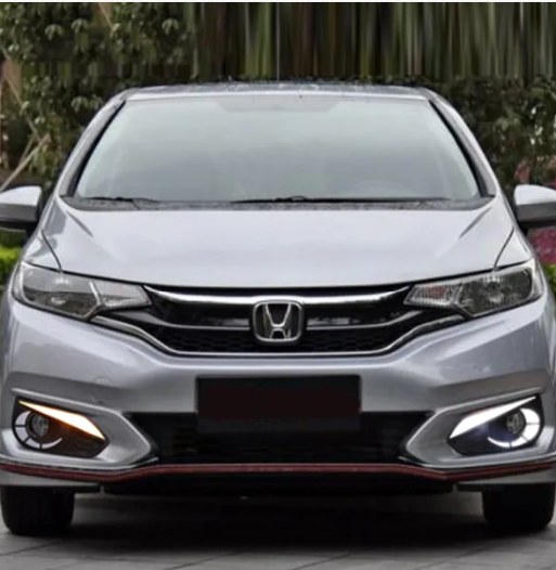  KEEN New LED DRL for Honda Fit Jazz 2017-2019 Asian Version Daytime Running Light Fog Light Cover Lamp Yellow Turning