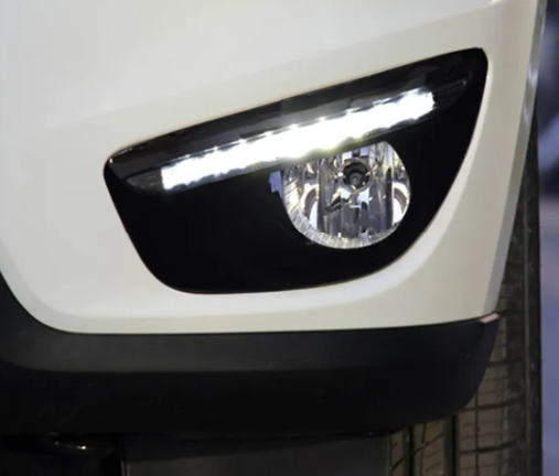   KEEN Waterproof LED DRL Daytime Running Light Fog Lamps Signal Light For Hyundai Santa Fe 2010 2011 2012