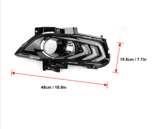 KEEN High Quality DRL for Ford Mondeo Fusion 2013 Car Daytime Running Light Fog Lamp Cover LED