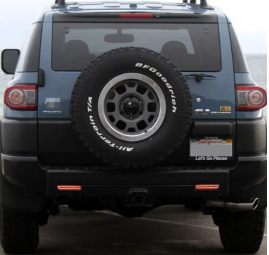 KEEN Auto Rear Bumper Lights for Toyota FJ Land Cruiser 2007-2022 Tail Light Dynamic Turn Signal Brake Reflector Lamp