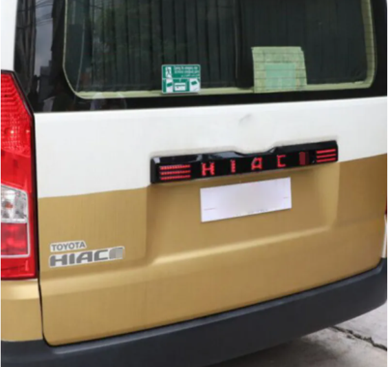  KEEN Rear Trunk Tail Light for Toyota Hiace 2019 2020 2021 2022 Start Scan Tailgate Lamp Flash Brake Parking Lights