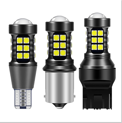 KEEN 12-24V LED T15 Light Bulb T20 T25 1156 1157 3030 27SMD 7440 7443 Canbus Auto Reverse Lights Turning Brake Tail Lamp