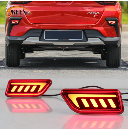 KEEN LED Tail Light for Toyota Ativa Alra Bezza 2020 2021 2022 Rear Bumper Reflector Light Brake Dynamic Turn Signal lamp