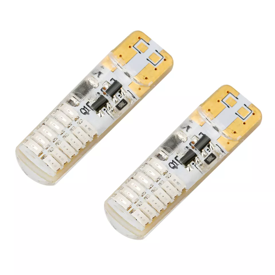 KEEN Silicone T10 Strobe Led Fix+Flash 194 W5W LED 3014 24SMD Car light bulbs Clearance Park Light