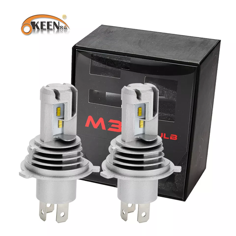 EEN DC12V -24V Car Led Light M3 Hi/lo beam H4 LED Bulbs 50W 6000K White H1 H3 9005 9006 H11 H12 H7 LED Headlight Bulbs