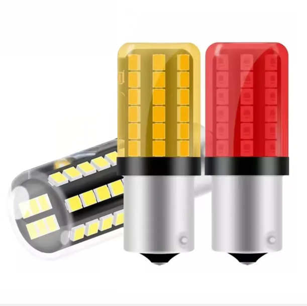 KEEN 12V Flash LED Bulb 1156 P21W Turn Signal Light Bulbs 2835 54smd 1157 BA15D Led BA15S BAU15S BAY15D Car Tail Lights