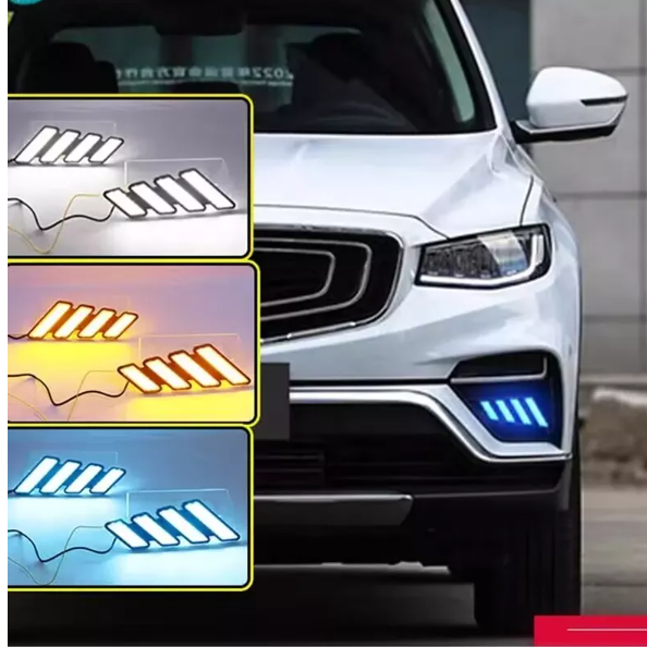 KEEN Led DRL for Geely Pro Azkarra Boyue Proton X70 2020 Daytime Running Lamp Turn Signal Car Fog Lamp Auto LED Head Lights