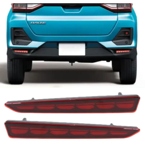 KEEN led Rear Bumper Light for Toyota Raize 2019-2021 Tundra Tanto Start-scan Tail Lights with Flow Turn Signal Reflector Lamp