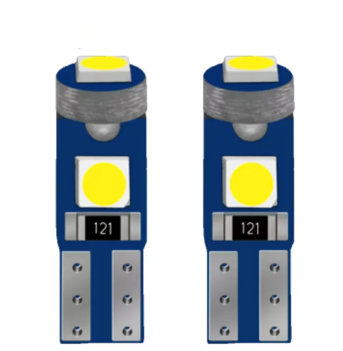 KEEN 12V T5 Led Bulb 3SMD 3030 Chips Car Dashboard Instrument Panel Lamp Warming Indicator Wedge Interior Light