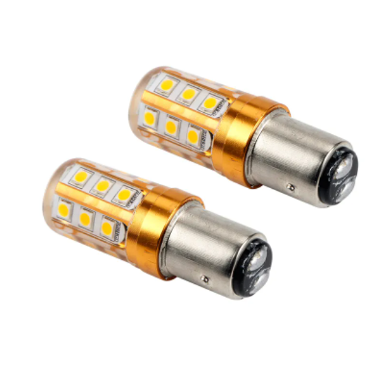 KEEN 12V-24V Canbus Silicone 1156 1157 Led Bulb Fijo and Flash BA15D BA15S 3030 18SMD 7440 7443 Car Turn Signal Brake Ligh