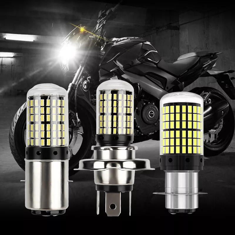 KEEN 12V Motorcycle Headlight Fog Light Bulb H4 BA20D P15D LED 144SMD 3014 Led Motor Motorbike Brake Lights