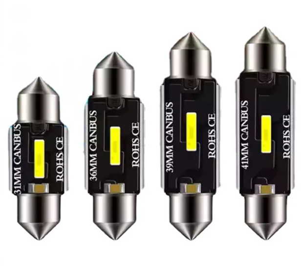 KEEN Aluminum led C5W Canbus Festoon 31mm 36mm 39mm 42mm for Car Bulb Interior Reading Lights License Plate Lamp 12V Car Light