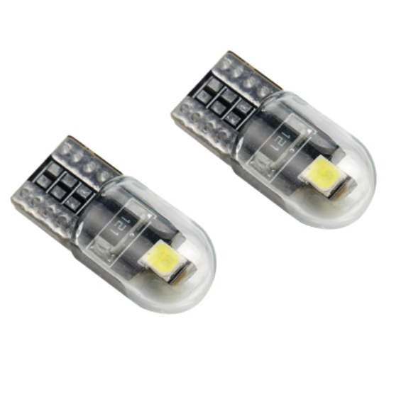 KEEN 12V Glass Housing T10 W5W Led 3030 2smd Wedge Bulbs Canbus Auto Side Lamp Car Interior Reading Lights led t10 3030