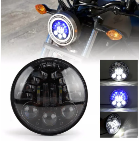 KEEN 5.5 inch 12-80V led Work Light for Truck SUV 4x4 Car Motorcycle 60W Round Hi/Lo Beam Headlight Driving DRL