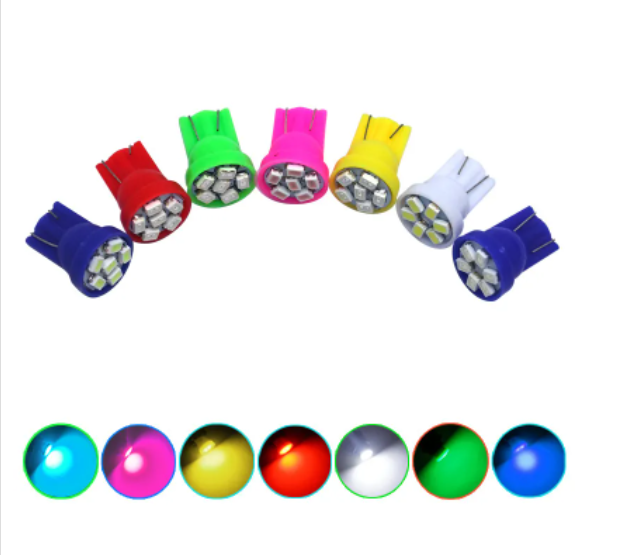 KEEN 12V T10 194 168 1206 6SMD Wedge Indication Clearance Light Bulbs Car Parking Width Lamp Interior Reading Lamp Lights Bulb