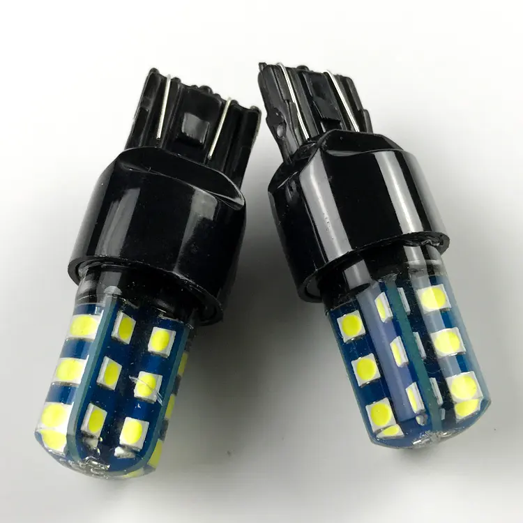 KEEN Silicone 12V LED 1156 1157 PY21W BA15D T20 7440 7443 3030 24SMD T25 Turn Signal Light Auto Reverse Parking Brake Lamp
