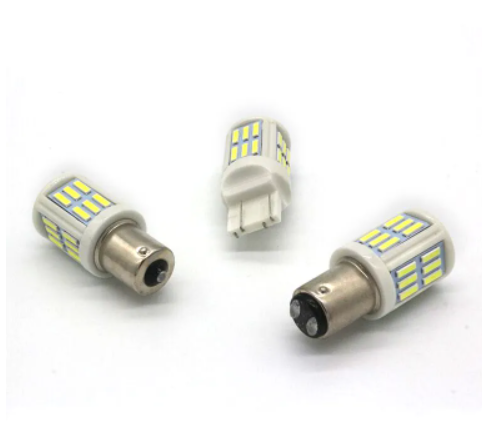 KEEN 12-24V Ceramics led Bulb S25 1156 1157 T20 7440 7443 7020 28SMD BA15S BA15D Tail Light Bulb Auto Brake Turn Signal Lamp