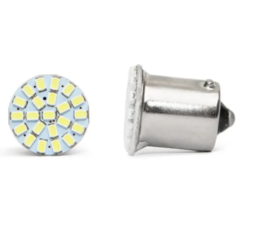 KEEN 1157 1156 BA15S 1206 22SMD Car Lights Bulb Auto Turn Signal Lamp Tail Light Bulb BAU15S BAU15D Led