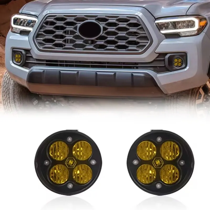 KEEN High Power Led Fog Light for Toyota Tacoma 4 Runner Tundra 2014-2022 Yellow Fog Lamp Car Modified Offroad Driving Head Lamp