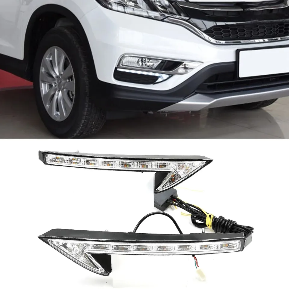 KEEN Wholesale Daylights for Honda CRV 2015 2016 Car Daytime Running Lamp DRL Driving Head Lamp Fog Lights