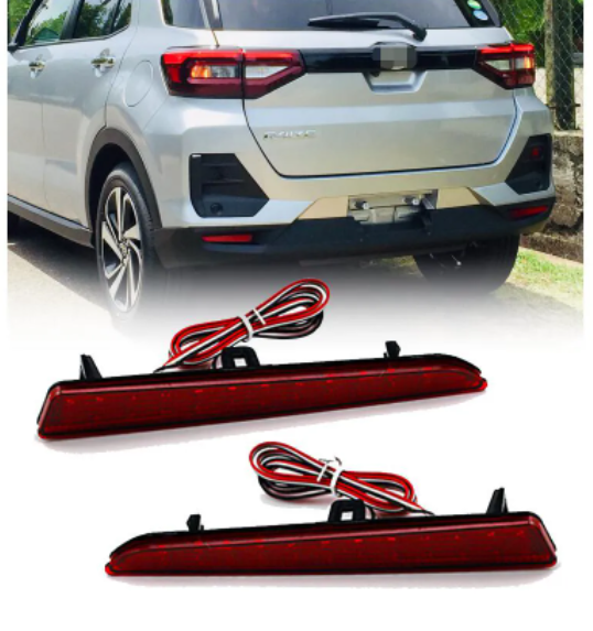 KEEN 12V led Rear Bumper Light for Toyota Raize 2019 -2021 Daihatsu Tanto Tail Lamp Brake Parking Light Reflectors