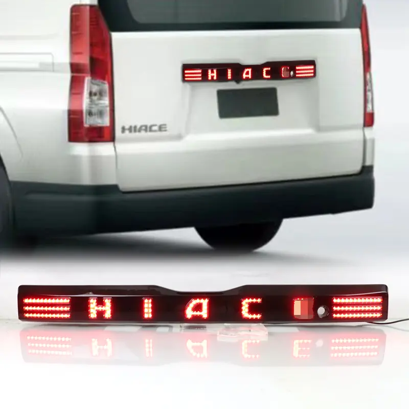 KEEN Rear Trunk Tail Light for Toyota Hiace 2019 2020 2021 2022 Start Scan Tailgate Lamp Flash Brake Parking Lights