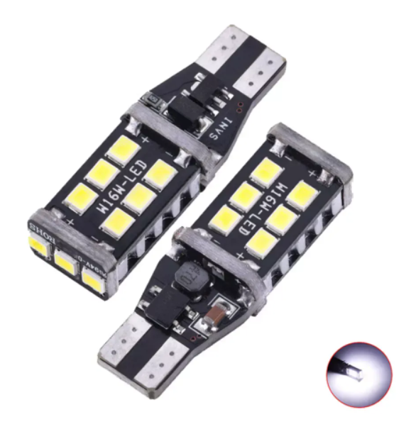 KEEN 12V Canbus T15 W16W LED Reverse Light Bulb 2835 15SMD led Turn Signal Reversing Backup Tail Lamp
