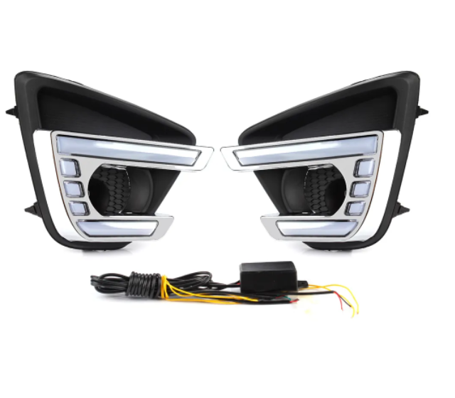 KEEN 12V Daytime Running Light for Mazda CX-5 CX5 2015 2016 Car Led DRL with Turn Signal Daylight Fog lamp Cover LED