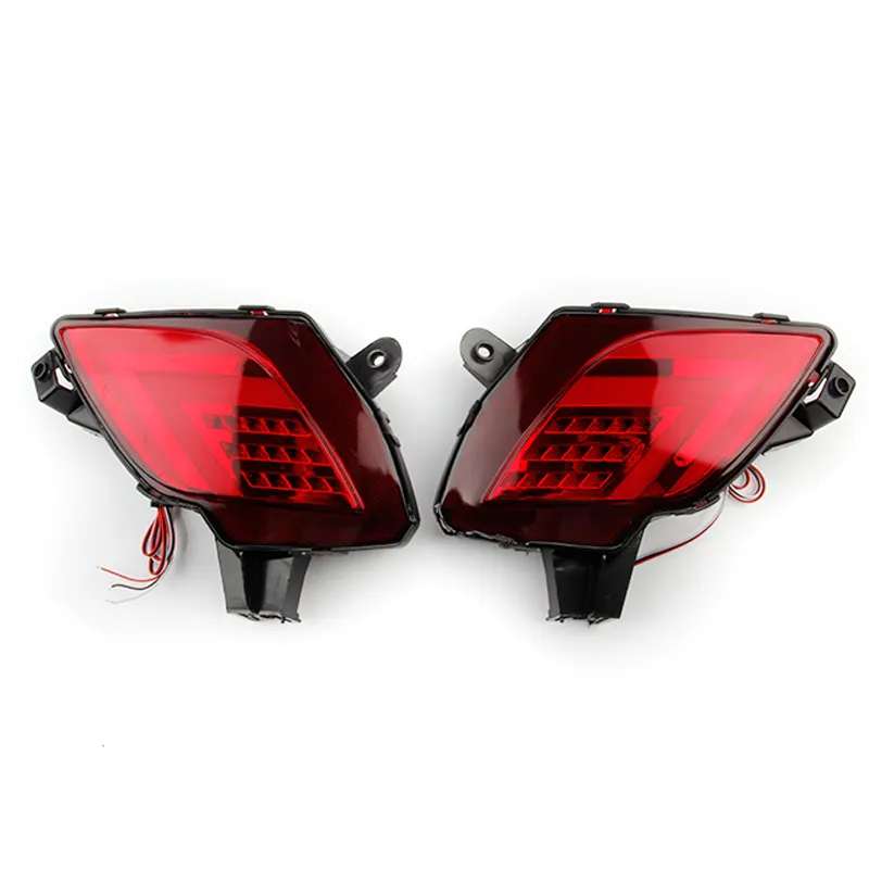KEEN Wholesale Rear Bumper Reflectors for Mazda CX-5 2013-2016 Red Rear Bumper Light Tail Brake Warning Led