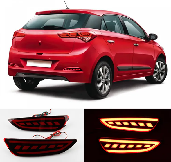 KEEN Hot Sale LED Rear Bumper Light for Hyundai Accent Hatchback 2012-2017 Brake Parking Reflectors Tail Lamp