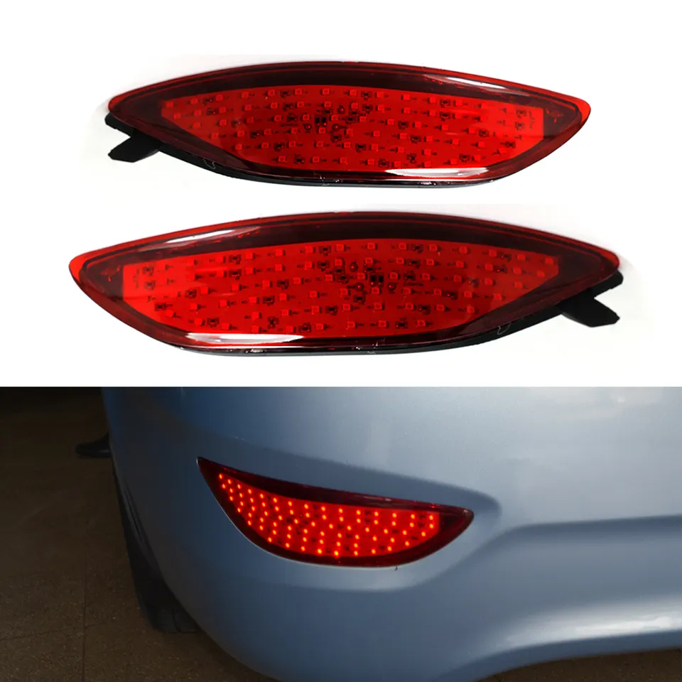 KEEN Waterproof Red 12V LED Car Rear Bumper Light For 2012-2016 Hyundai Accent/Verna Auto Tail Brake Lights led Reflector